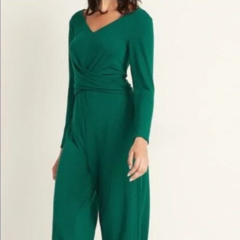 Elegant Teal Wrap jumpsuit/romper